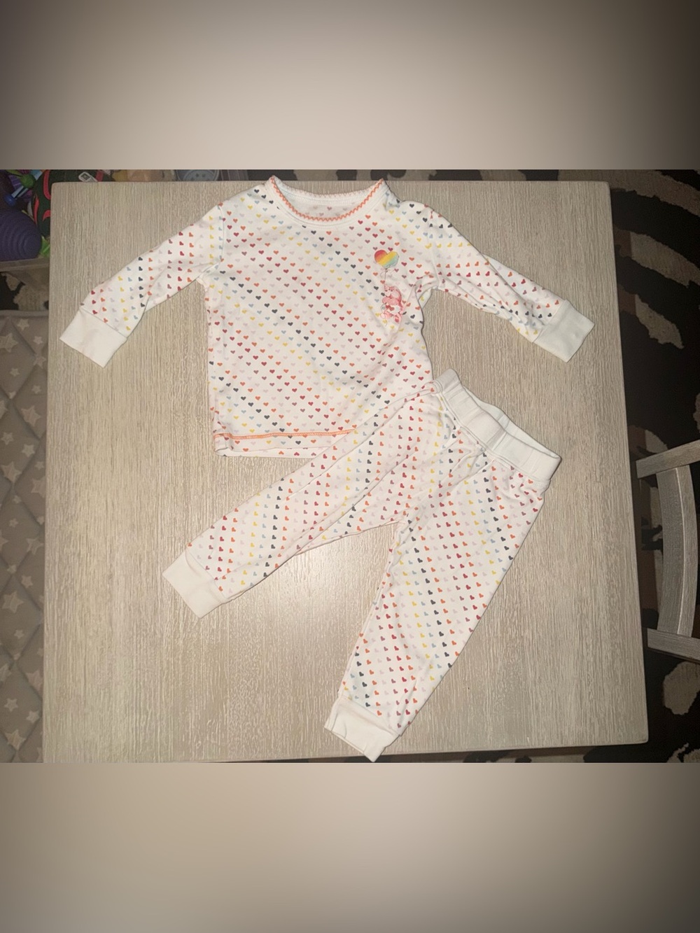 CozyLand pajamas -Care Bears design size 12-18 months